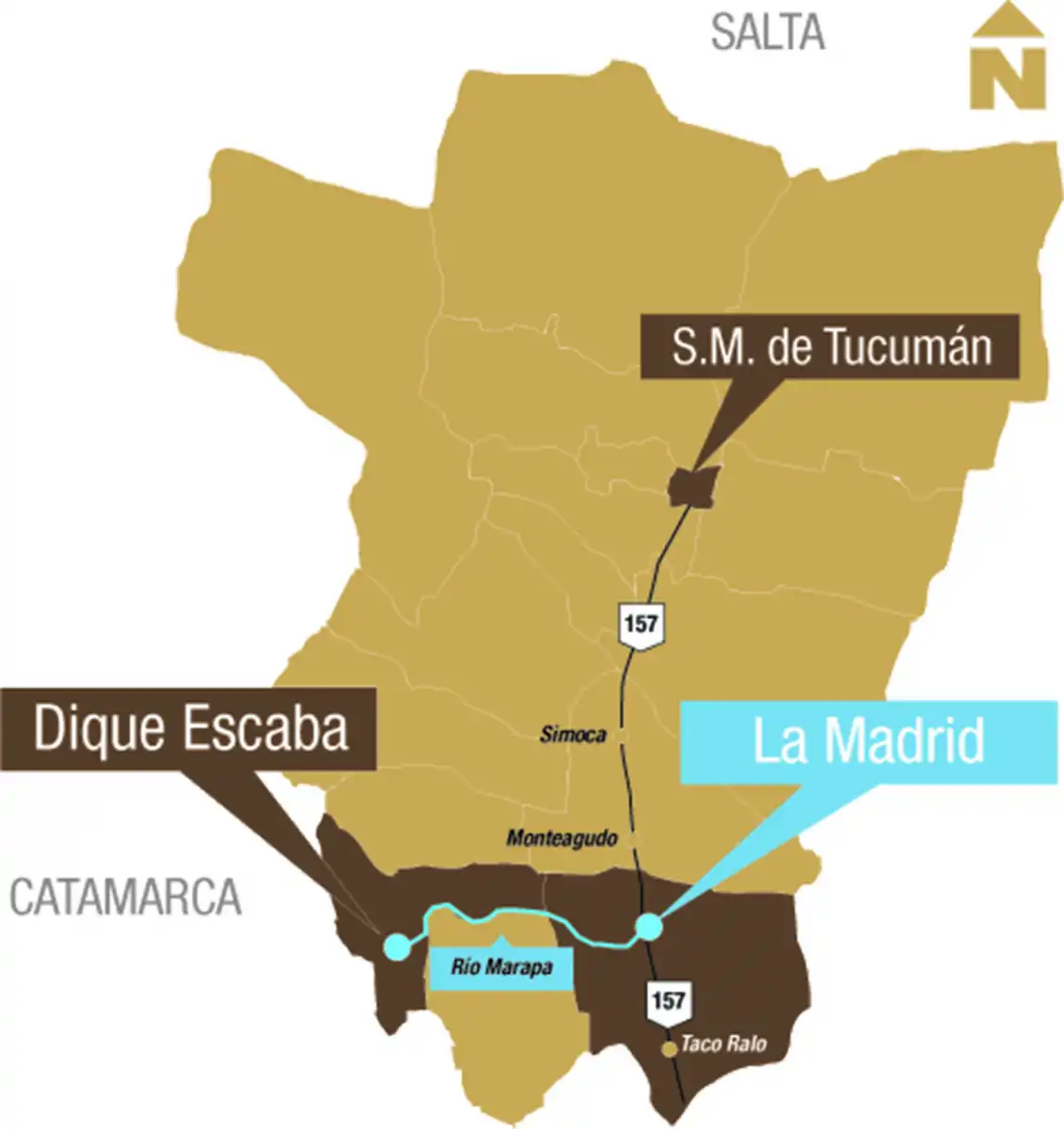 La ruta del agua en Tucumán: por qué las lluvias en Catamarca generan pánico en La Madrid