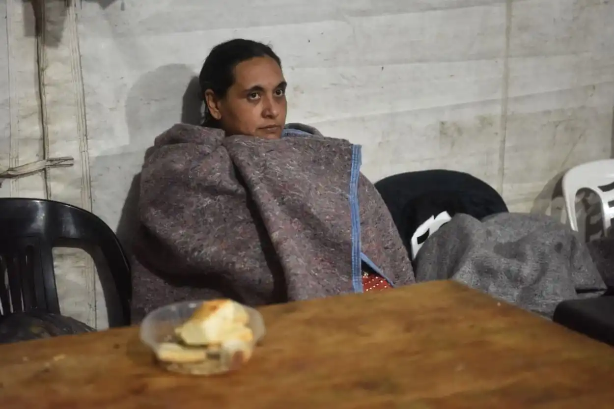 FRÍO. Se habilitaron varios sitios para las personas damnificadas.