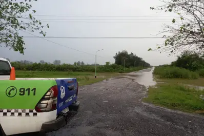 La Policía pidió evitar ríos y canales por las fuertes lluvias en Tucumán