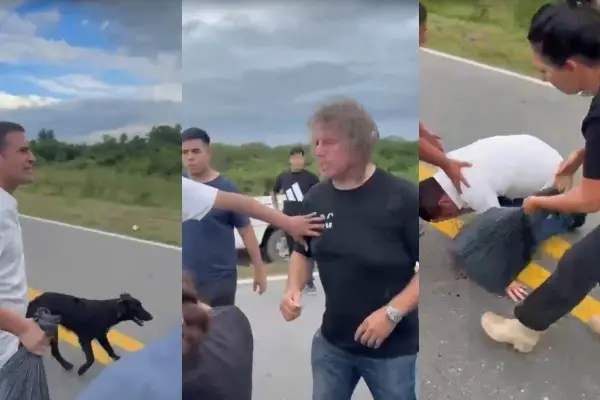 VIDEO. Agredieron al diputado Federico Pelli en La Madrid mientras entregaba ayuda a damnificados