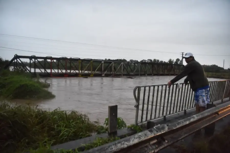 RÍOS. El caudal de los cursos de agua del sur creció considerablemente.