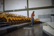 Quinta Agronómica: el agua irrumpió en plena clase y los alumnos se subieron a los bancos