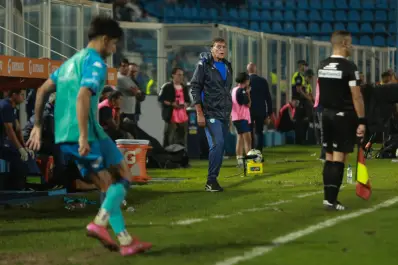 Falcioni vivió el empate entre la esperanza y la frustración