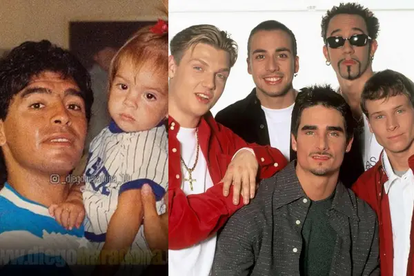Cuando Maradona persiguió hasta el hotel a los Backstreet Boys por su hija Dalma