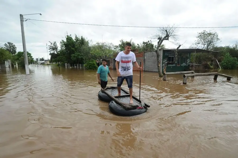 2017. Las inundaciones más fuertes que soportó La Madrid, hasta hoy.