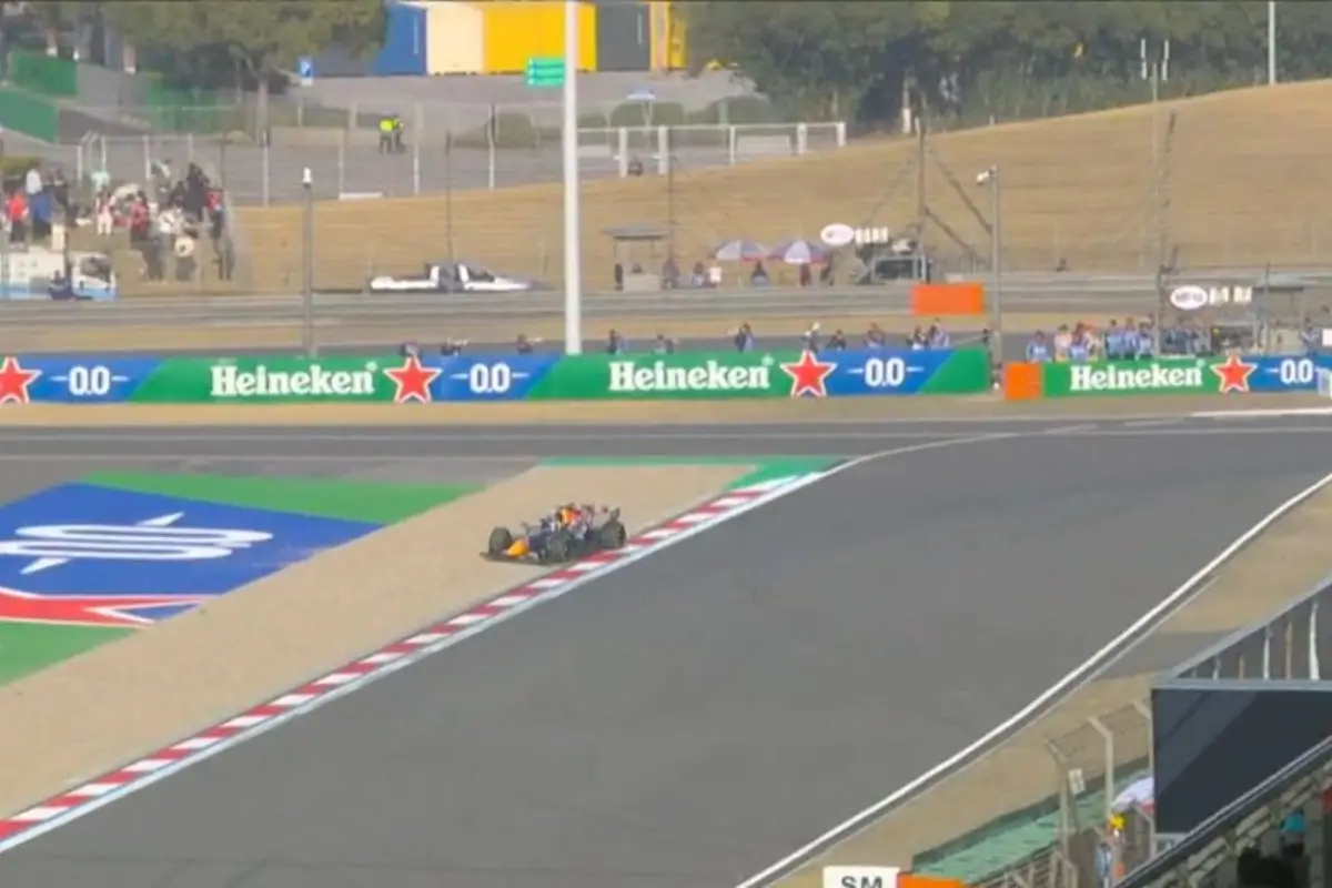 Verstappen se salió de la pista durante la SQ2