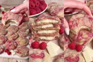 Cookies de frambuesa y cheesecake de chocolate blanco: las galletas que enamoran