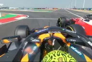 Hamilton y Norris, protagonistas del primer incidente del GP de China