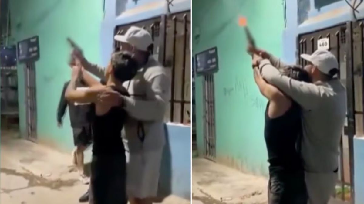 Polémica: se viralizó un video de un actor disparando al aire en el barrio 31
