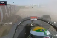 El impactante choque de Bortoleto en la Q2 de Shanghái