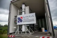 El Gobierno instala una planta potabilizadora móvil en La Madrid