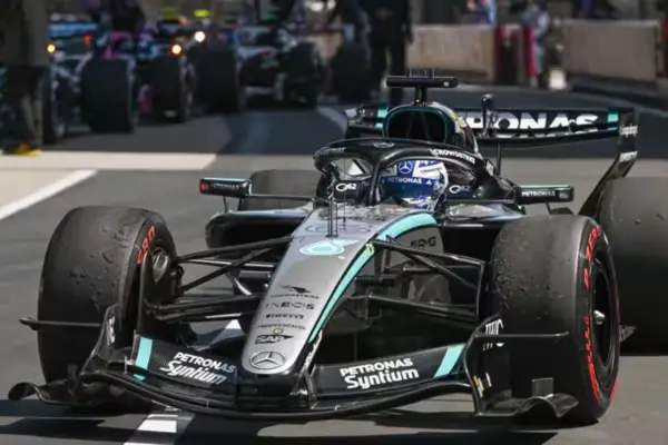 La épica recuperación de Russell en la Q3 de Shanghái