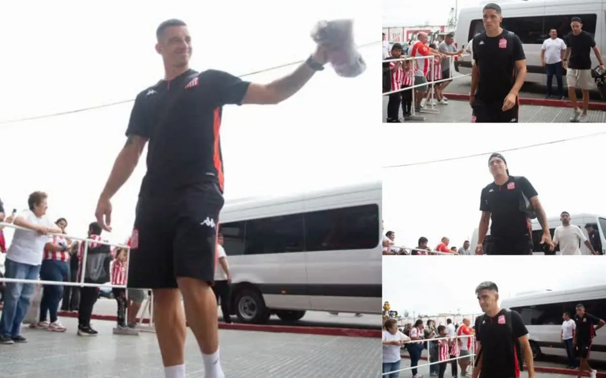 Así llegaba el plantel del Santo al estadio