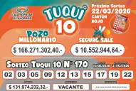 Tuqui 10: cómo salió el sorteo del 15 de marzo