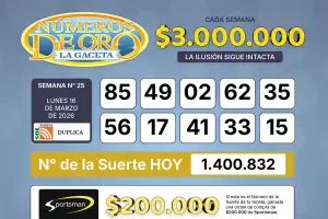 Los Números de Oro de LA GACETA del 16 de marzo de 2026