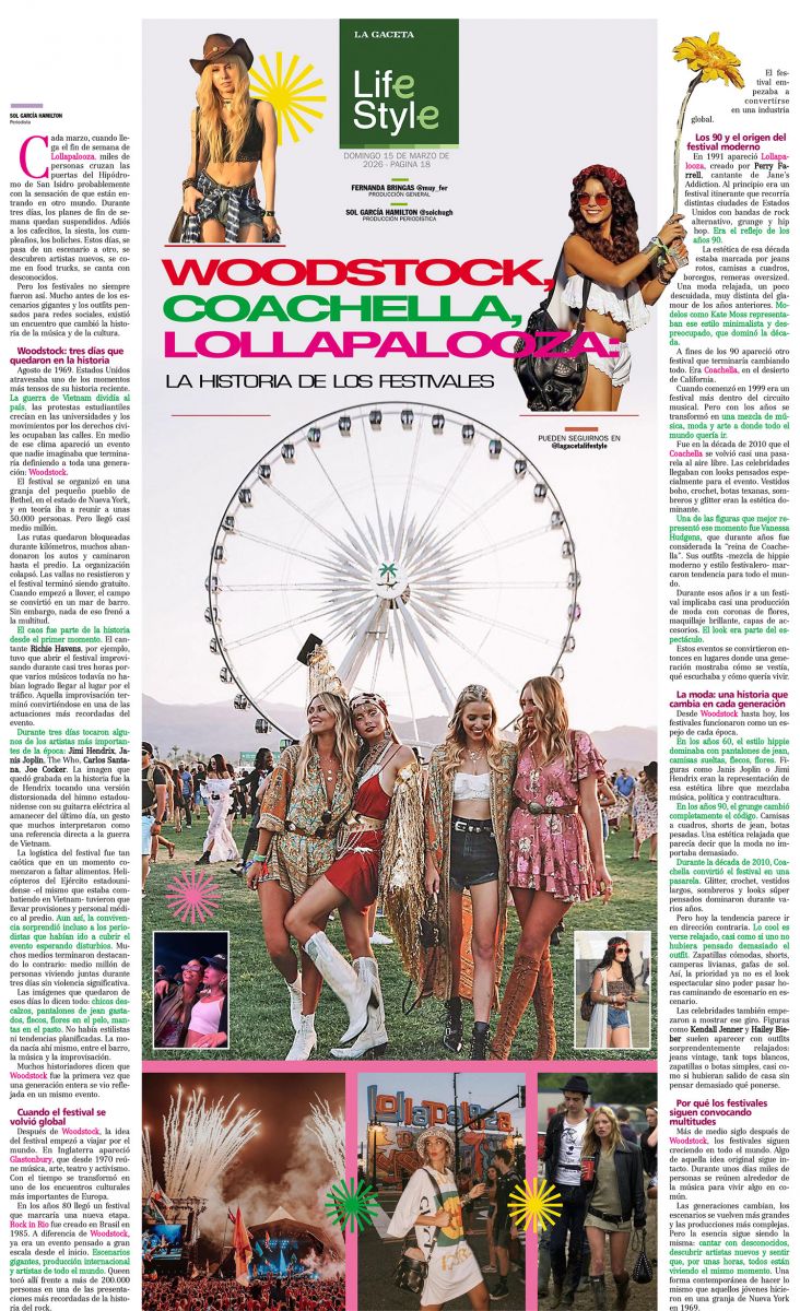 Woodstock, Coachella, Lollapalooza: la historia de los festivales