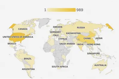 ¿Dónde están los ricos?: el mapa de los países con más multimillonarios