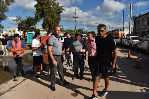 Conozco el sufrimiento de esta gente: la reflexión del presidente de San Martín al llegar a La Madrid