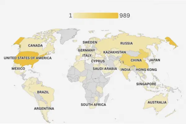¿Dónde están los ricos?: el mapa de los países con más multimillonarios