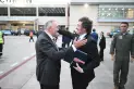 Javier Milei llegó a Tucumán y fue recibido por el gobernador Osvaldo Jaldo