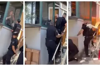 No le pagaban el sueldo, se atrincheró en su trabajo y se prendió fuego: está grave