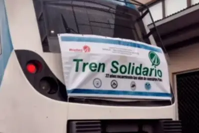 El Tren Solidario llegó a Tucumán con ayuda para las familias afectadas por las inundaciones