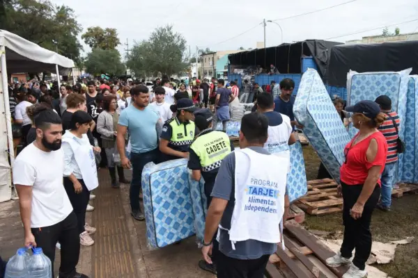 Inundaciones en La Madrid: “No nos vamos a quedar de brazos cruzados”