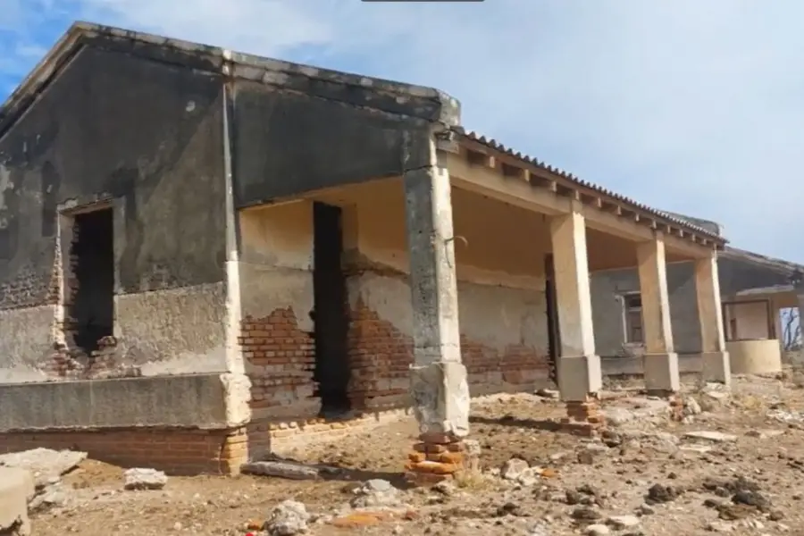 RUINAS. Todas las viviendas del lugar tienen el mismo formato.