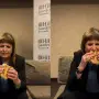 Patricia Bullrich probó el sánguche de milanesa tucumano: el veredicto de la senadora nacional