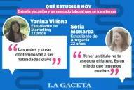 ¿Dónde trabajar hoy? Luego de decidir qué estudiar, los jóvenes deben tomar una decisión clave: quedarse o irse de Tucumán