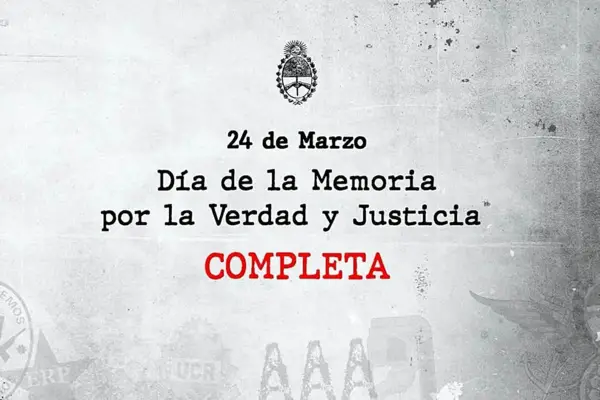 “Memoria completa”: el Gobierno nacional mantiene su postura