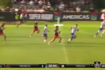 Video: el try de Pasquini para Tarucas fue elegido el mejor de la fecha en el Súper Rugby Américas