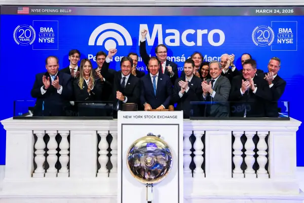 Banco Macro celebra 20 años en la bolsa de Nueva York: solidez internacional y compromiso con el futuro de Argentina
