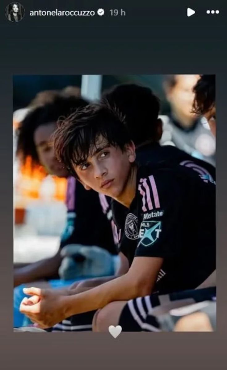 Thiago Messi tiene 13 años
