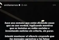 El desesperado descargo de Emilia Mernes sobre su pelea con Tini Stoessel: Estoy asustada