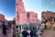 Casamiento en la Quebrada de las Conchas: acusan a una mujer de presentar una autorización ambiental falsa