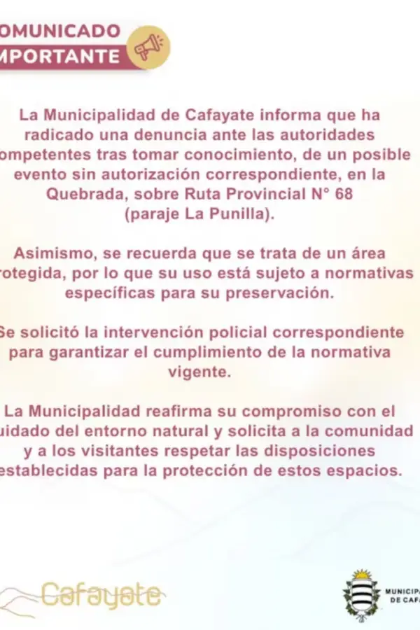 Escándalo en Salta: el casamiento en la Quebrada de las Conchas que terminó en denuncia penal