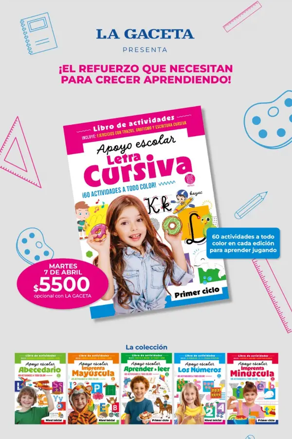 Llega Apoyo Escolar: el opcional que podés conseguir con LA GACETA todos los martes