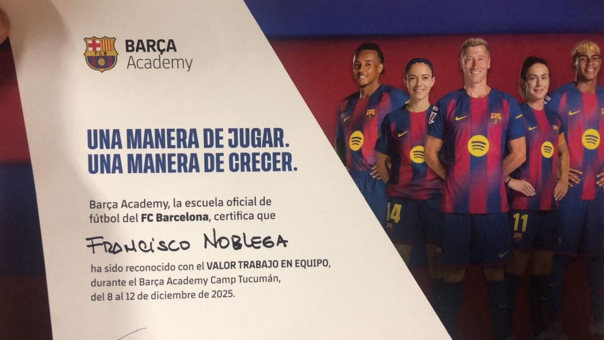 VALORACIÓN. El certificado que recibió 