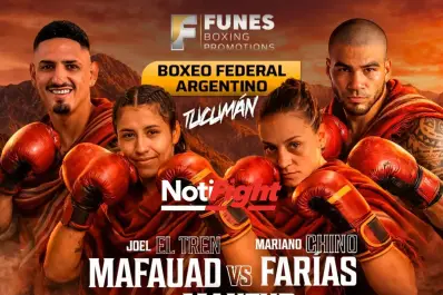 Boxeo internacional en Tucumán: El Tren Mafauad y el Chino Farías se juegan el título AMB
