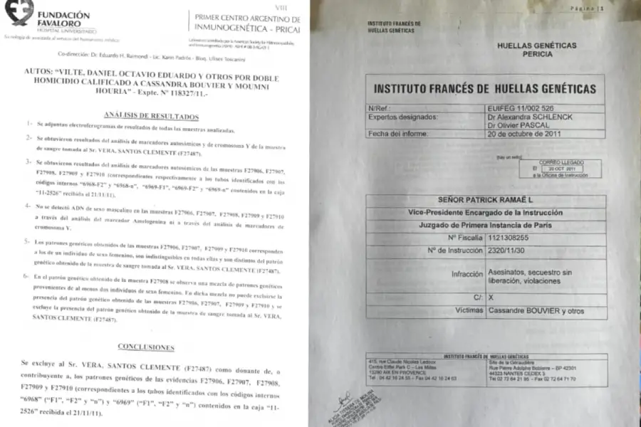 Estudios genéticos realizados en la Fundación Favoloro y Francia