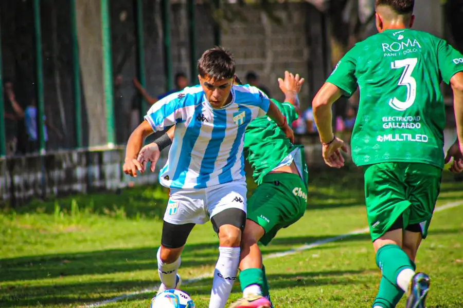 Joaquín Puentes Fernández marco por duplicado en la quinta división (Gentileza Pucat)