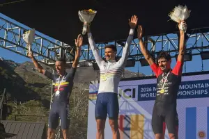 Darío Gasco brilló en Chile y se consagró campeón mundial de mountain bike
