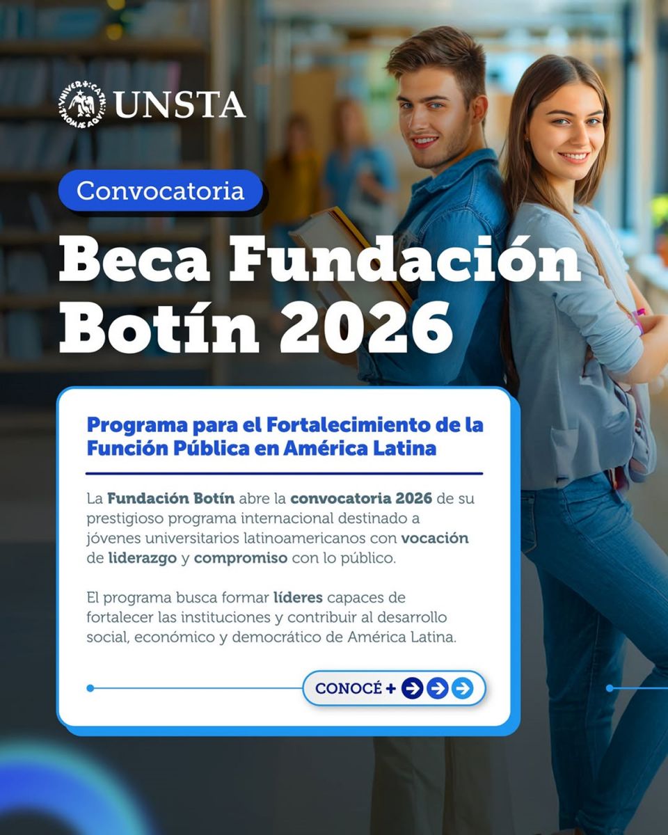 CONVOCATORIA. La Beca de Fundación Botín ofrece formación internacional en liderazgo y financia los gastos del programa para estudiantes universitarios.