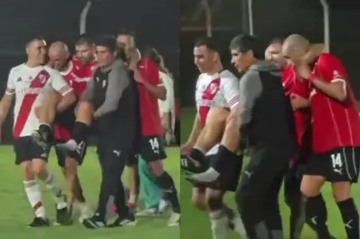 La curiosa manera en que sacaron al “Kun” Agüero tras lesionarse en el Senior de Independiente