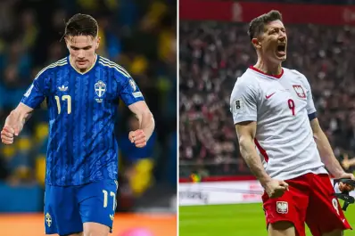 En un duelo de delanteros estrella, Suecia y Polonia buscan tomar el último tren al Mundial