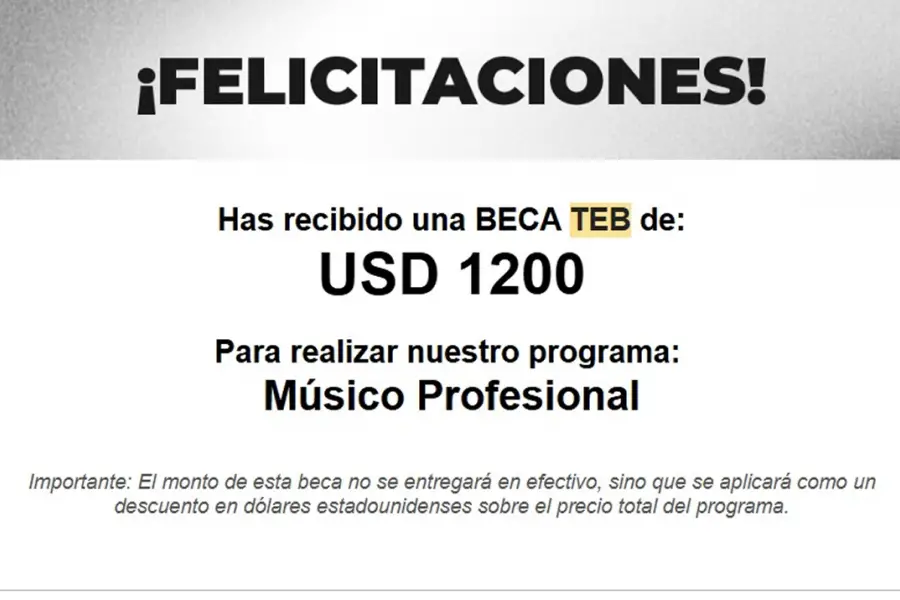 EL MENSAJE QUE LO CAMBIÓ TODO. El mail donde le confirmaron que había sido seleccionado para la beca internacional. / CORTESÍA MICHEL FONTANET