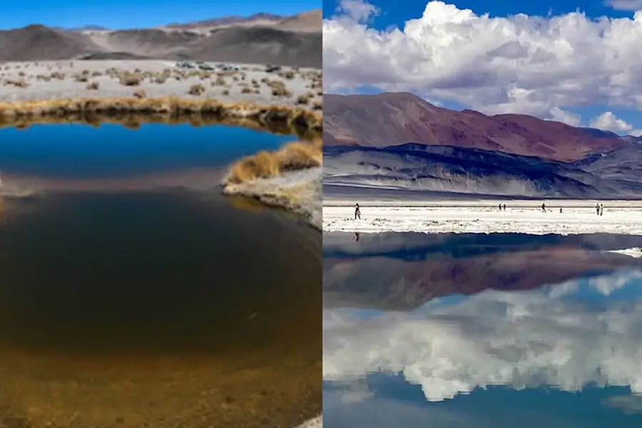 Salar de Antofalla, un rincón surrealista en la Tierra.