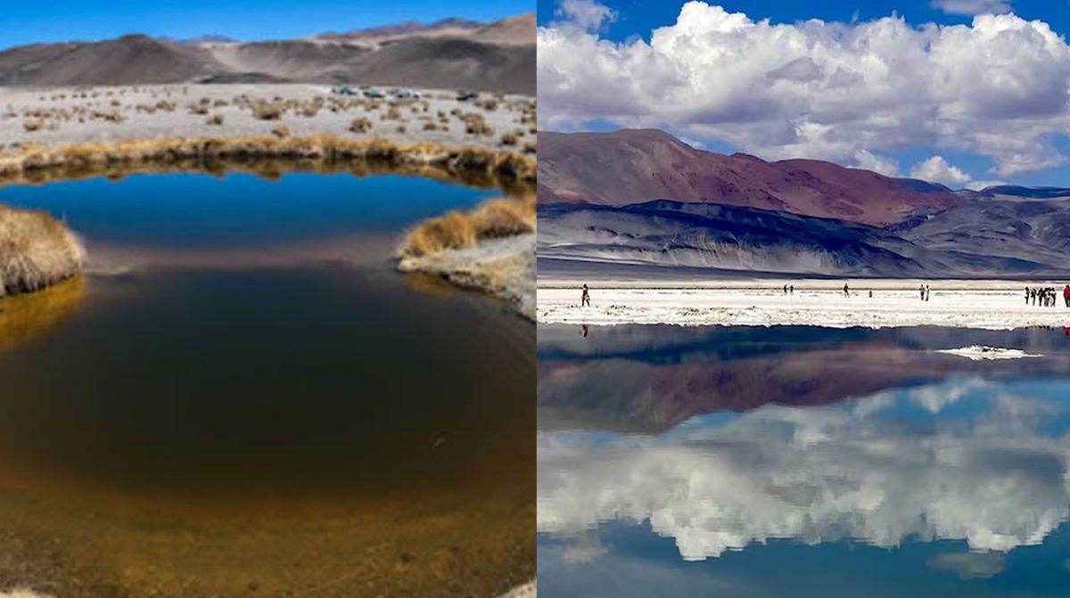 Salar de Antofalla, un rincón surrealista en la Tierra.