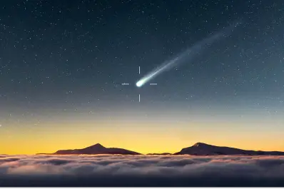 ¿Cuándo y desde dónde ver a simple vista el cometa Panstarrs en abril?